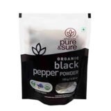 Pure and sure organic black pepper powder 100gm
