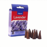 Tulsi  incense  cone  lavender  1 box  (15 cones)