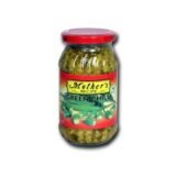 Mothers recipe green chilli pickle